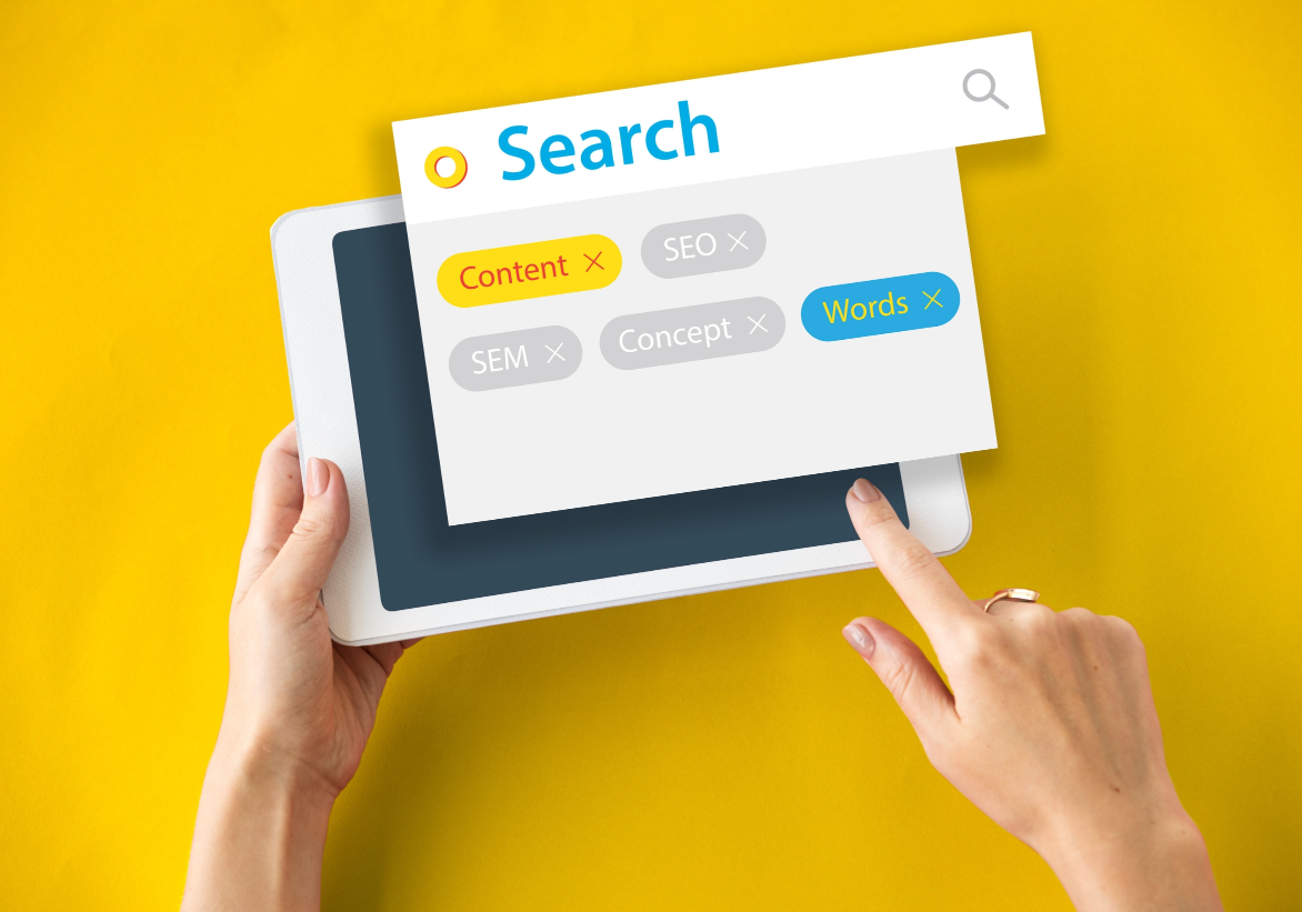 Search on Google by Tablet