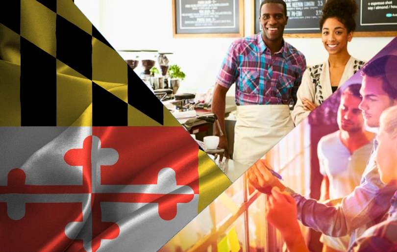 Small business examples, Maryland flag