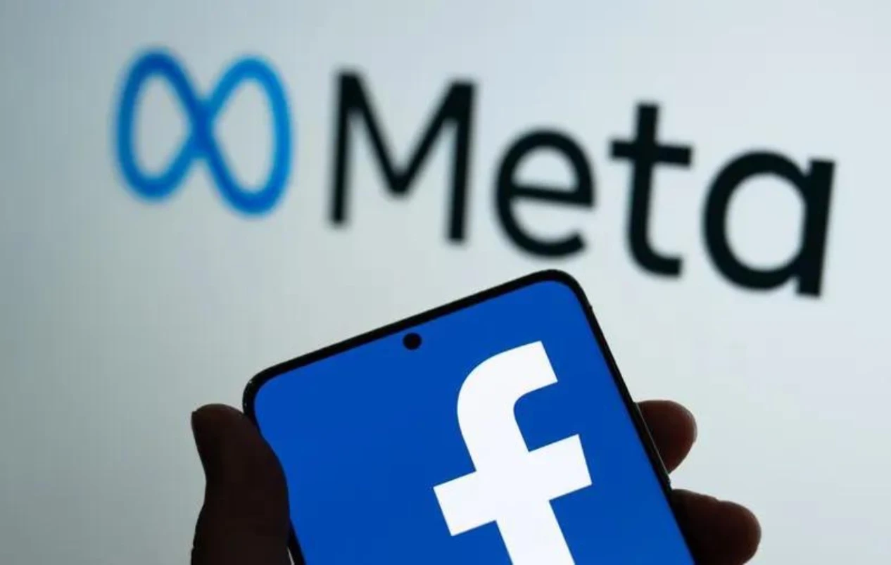 Facebook and Meta Logo