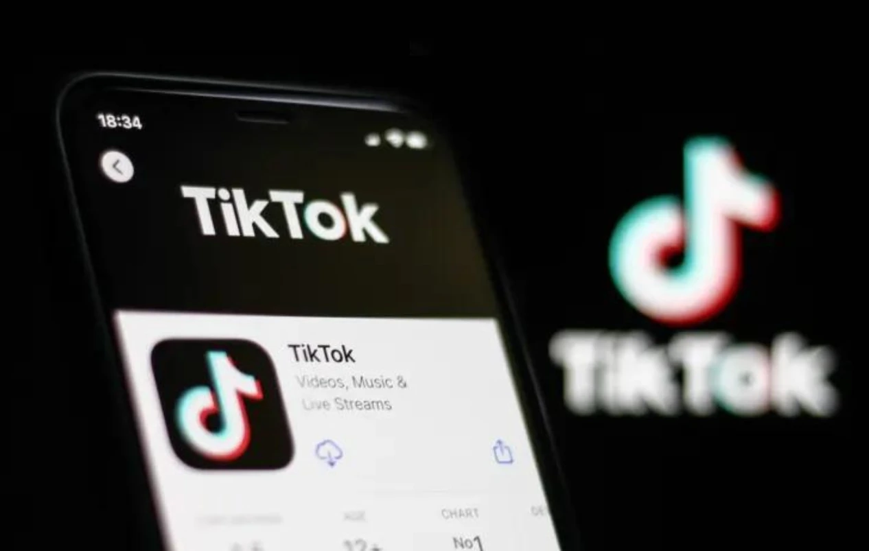 TikTok Application on Mobile Phone