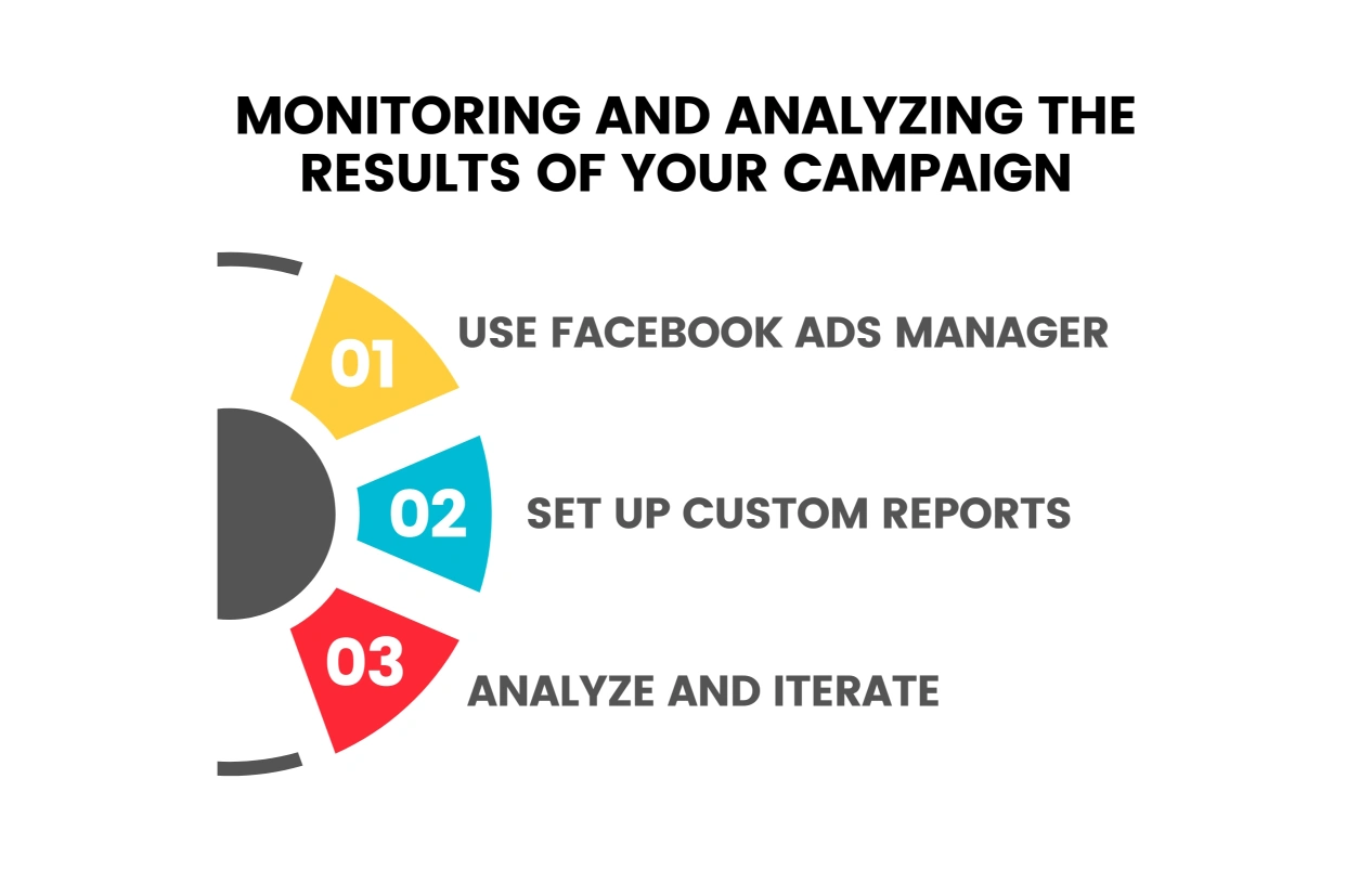 Monitoring and Analyzing The Results of Your Campaign Infographic
