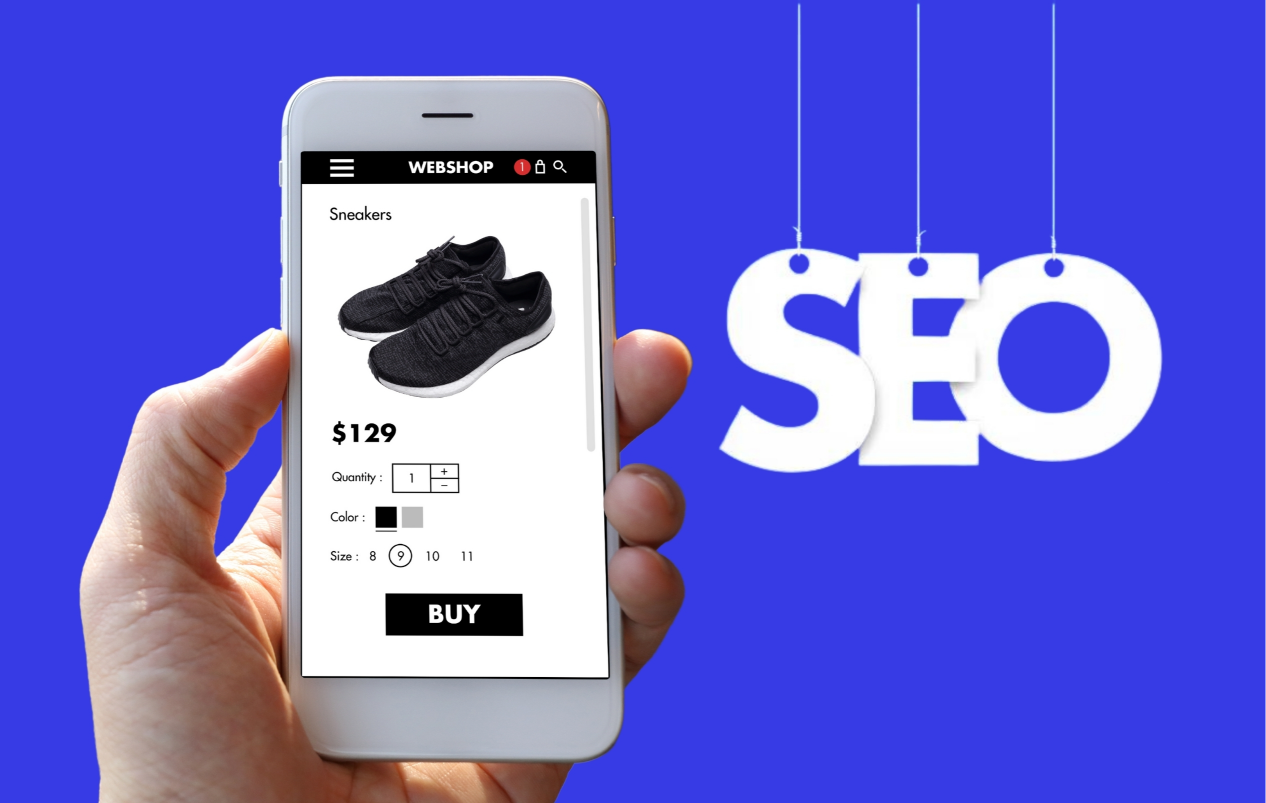 Shoes Shopping Page Showing on Mobile Screen