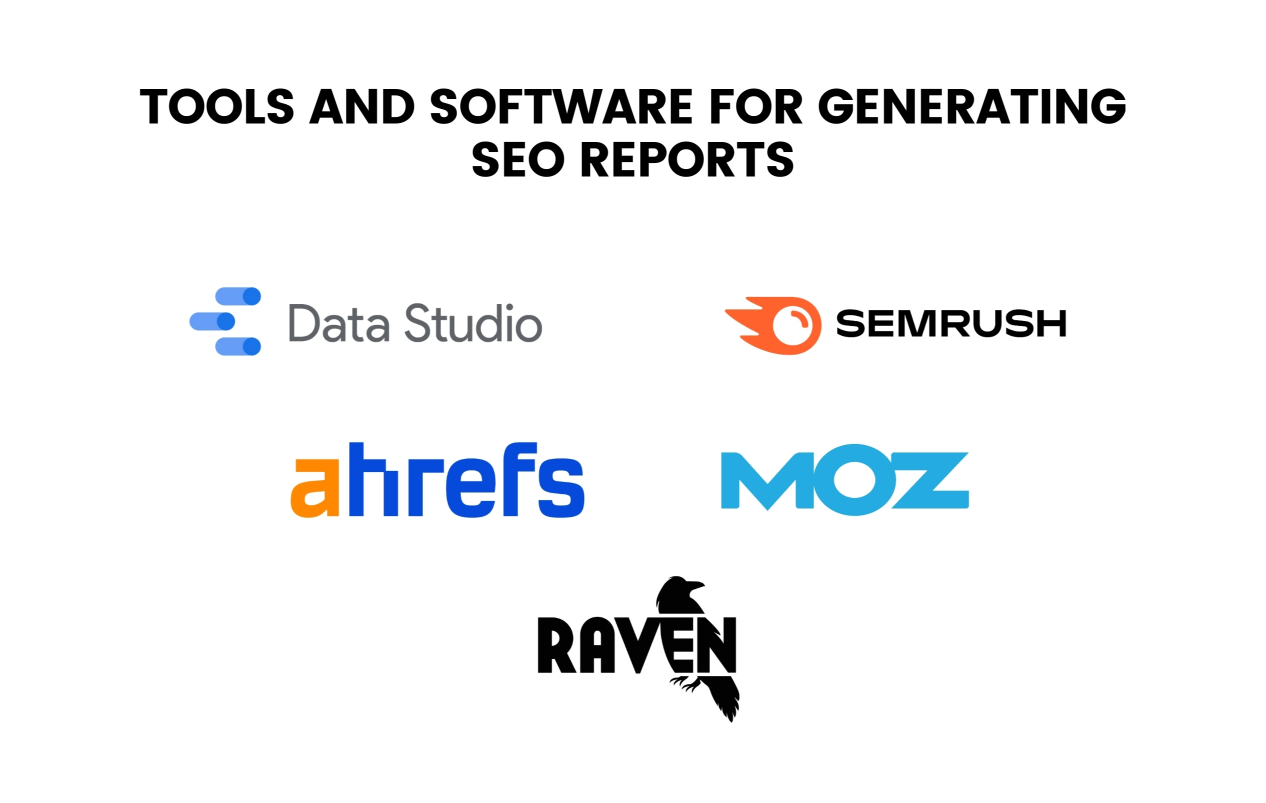 Tools and Software for Generating SEO Reports Logos