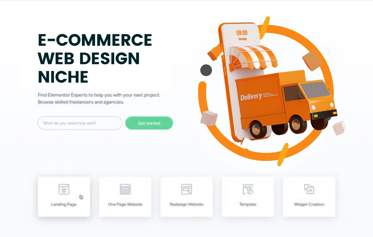 E-commerce Web Design Niche