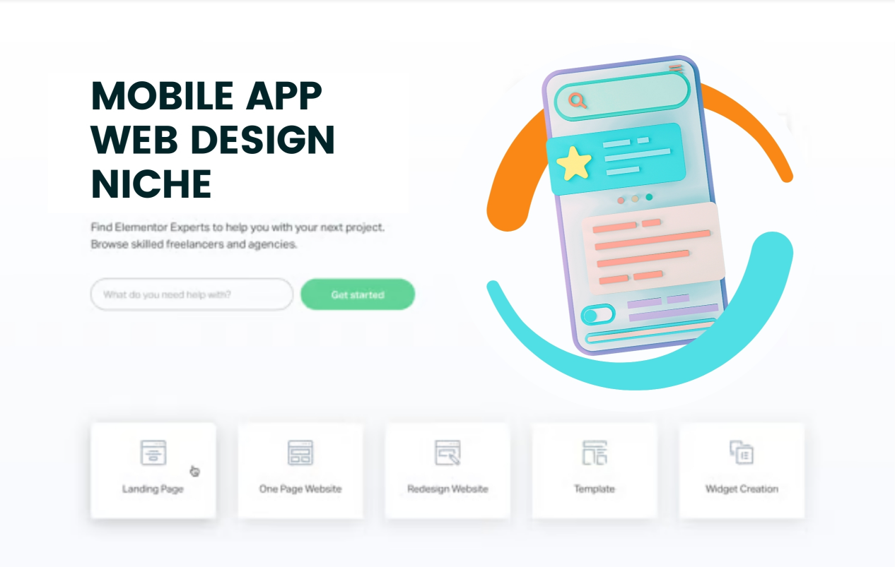 Mobile App Web Design Niche
