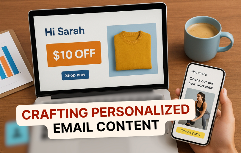 Crafting Personalized Email Content on Devices