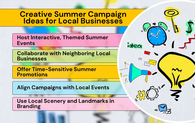 Summer Campaign Ideas for Local Businesses Infographic