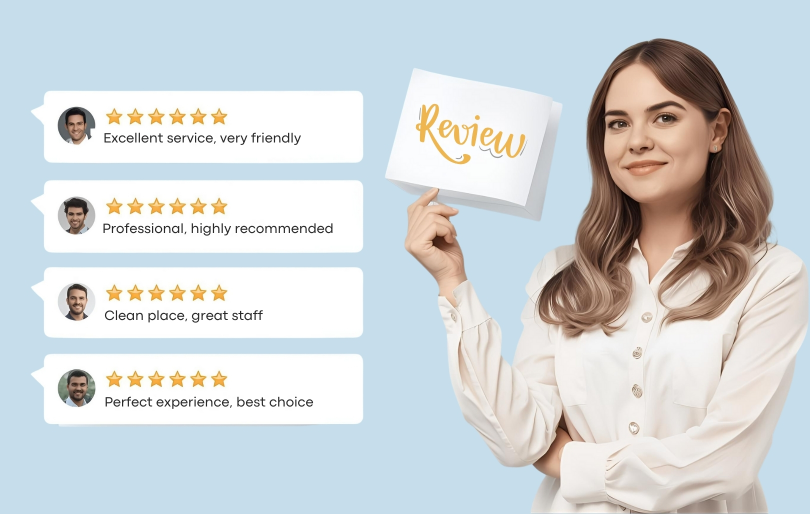 Customer Reviews, Star Ratings and Speech Bubbles