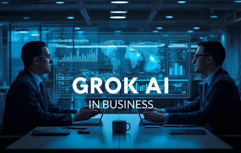 Business Executives Analyzing AI-powered Dashboards Business Executives Analyzing AI-powered Dashboards