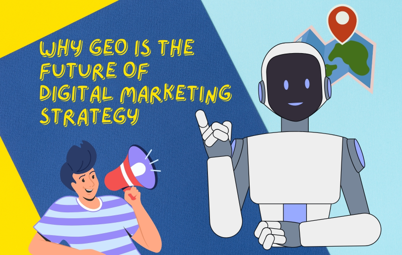 AI Robot and a Person Holding Loudspeaker