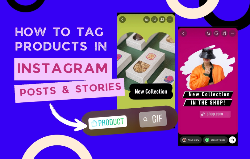 Instagram Story Showing on Two Mobile Phone Screen