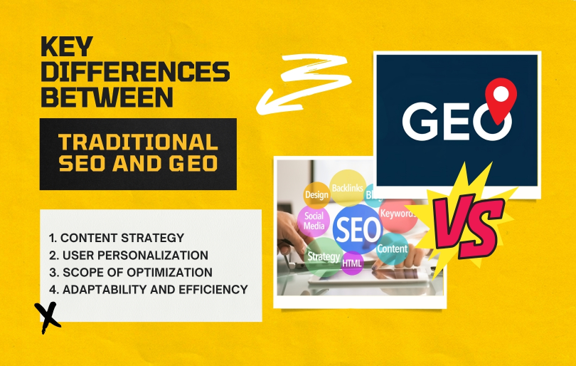 Traditional SEO vs GEO
