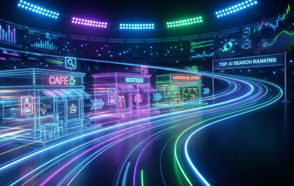 Neon Storefronts Racing Toward Ranking