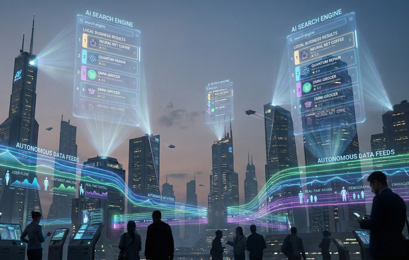 Huge Buildings and People in Front of Them