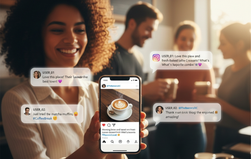 customer social media engagement visualization