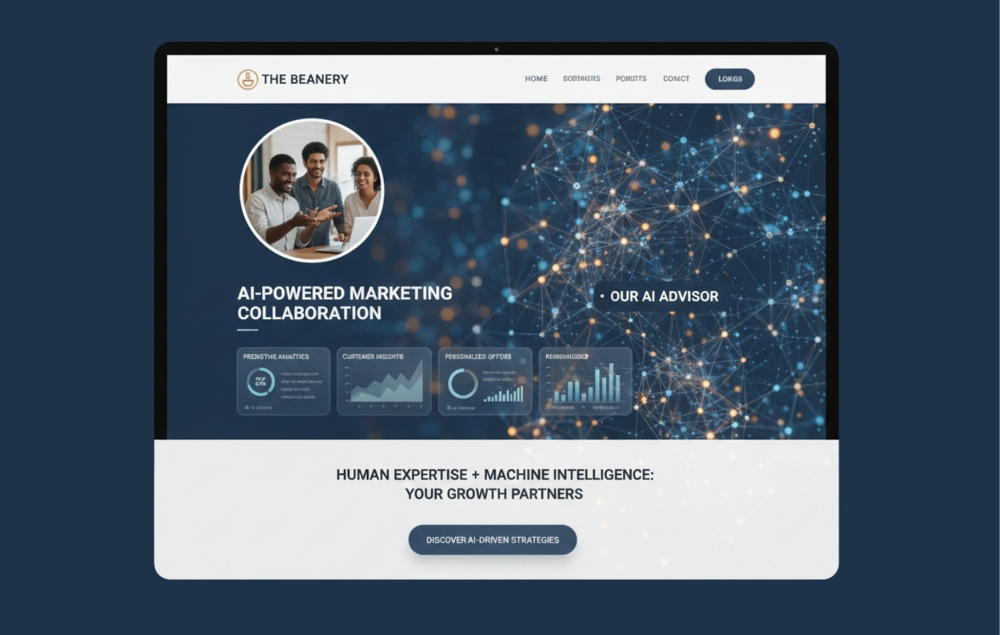 AI-powered marketing collaboration website