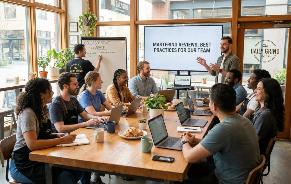 Professional team training scene
