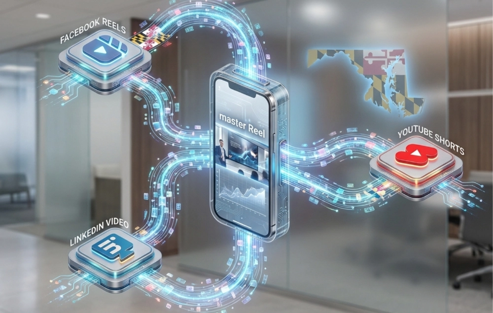 Master Reel cross-platform distribution graphic