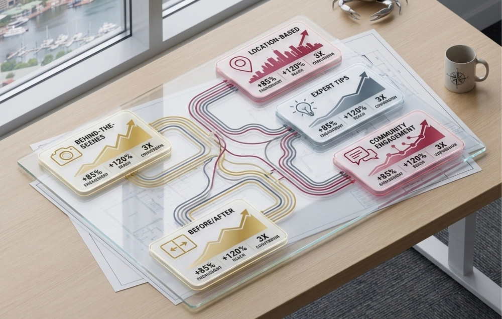 Digital marketing strategy performance infographic