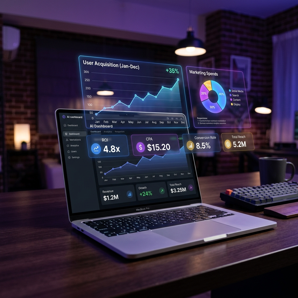 Adzeem AI Marketing Dashboard AI-powered marketing analytics dashboard for DMV