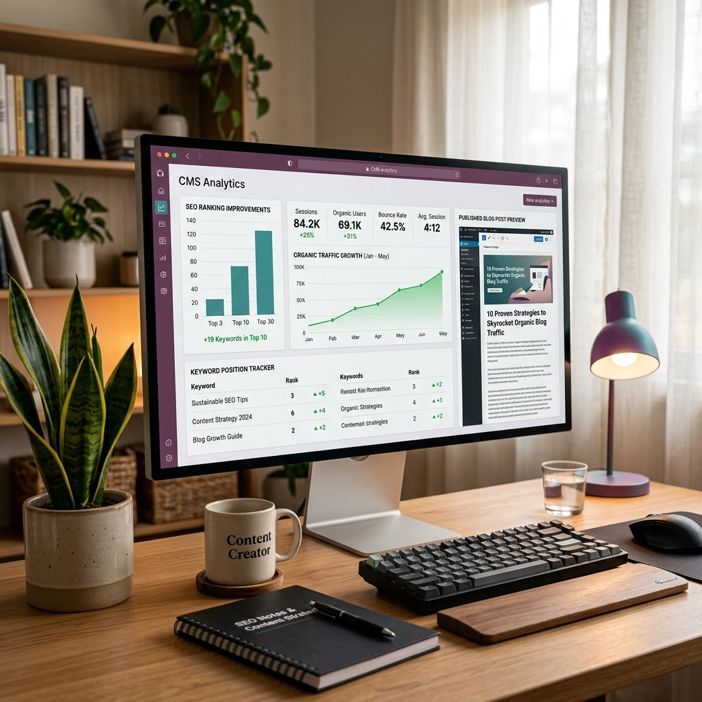 Content marketing SEO performance analytics