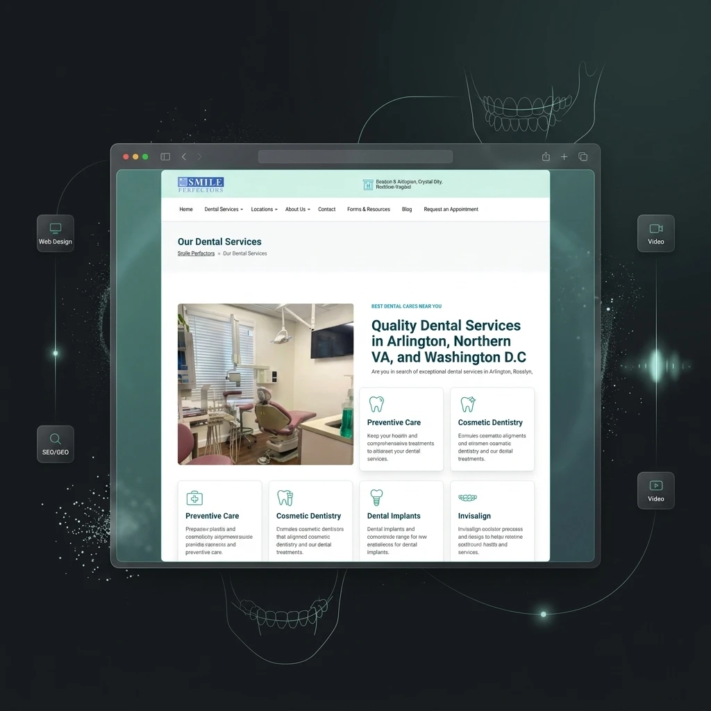 Smile Perfectors - dental services portfolio presentation