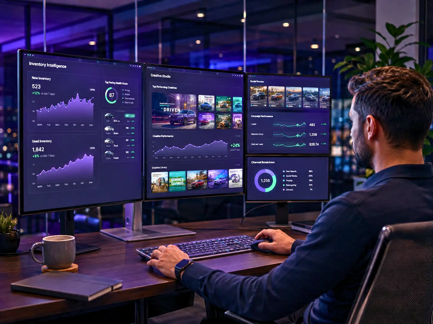 AutoLead inventory intelligence and campaign analytics workspace for DMV auto dealers