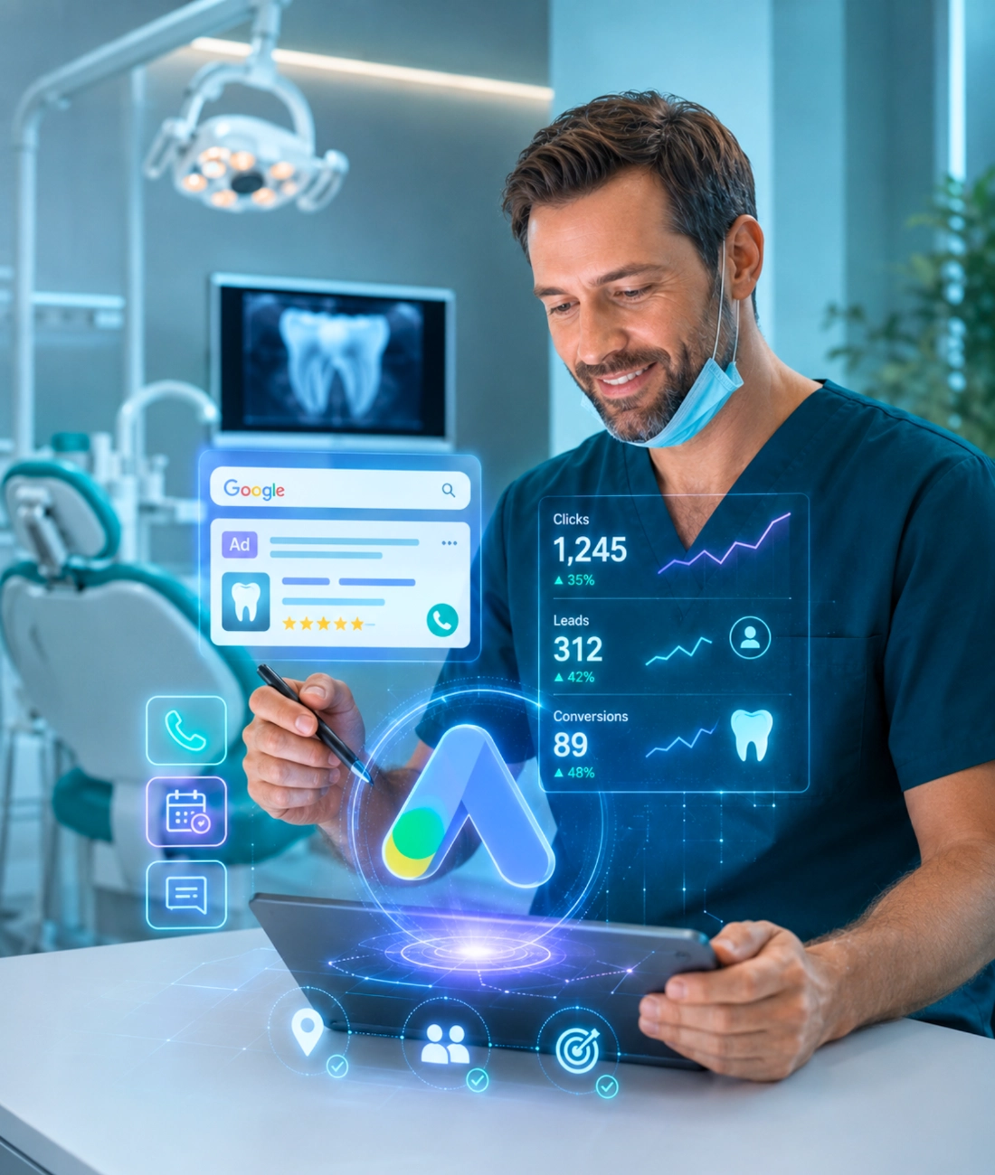 Google ads for a dental practice